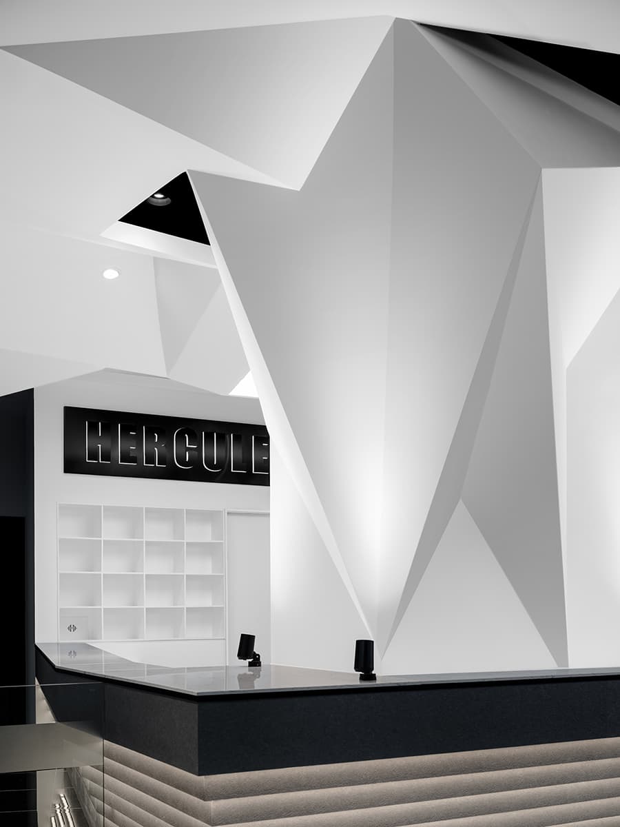 Футуристичный интерьер фитнес-центра в Китае – проект студии CUN FF