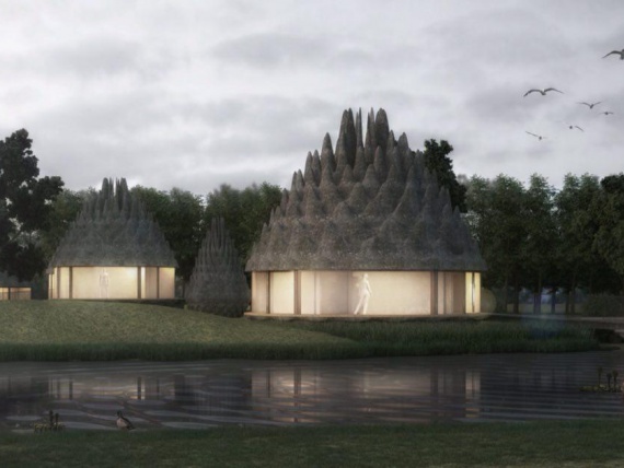 Итальянские архитекторы построят в Латвии похожий на шишки спа-курорт