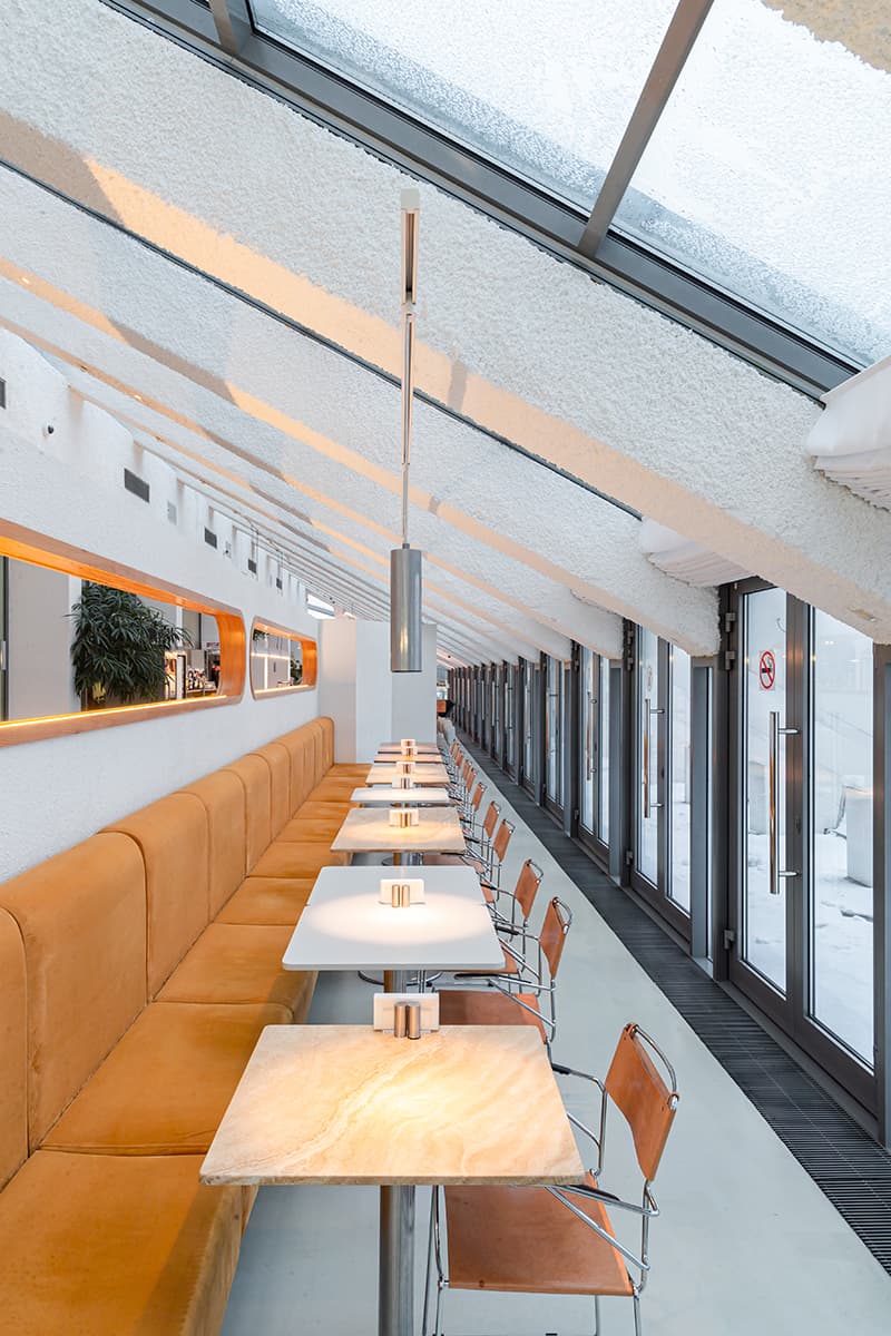 Модный интерьер новой пиццерии в универмаге «Цветной» – проект Archiproba Studios