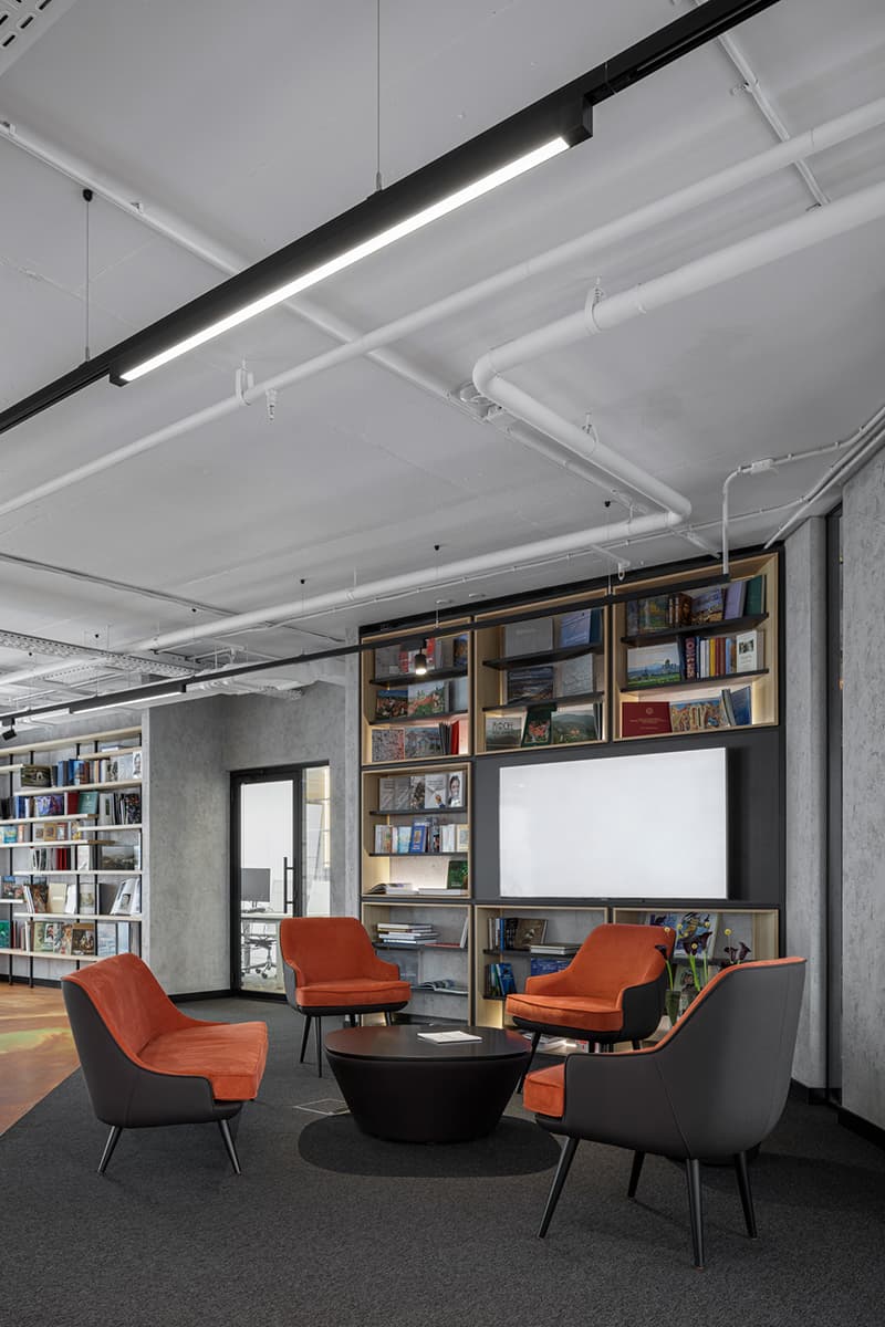 Интерьер интерактивной галереи с VR-пространством – проект ABD architects