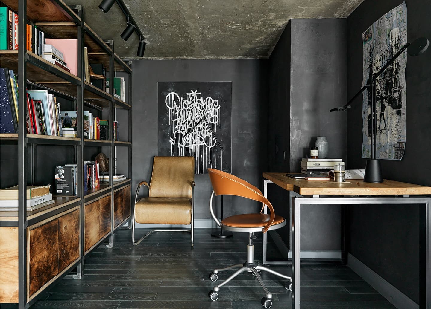 Двухэтажная квартира с эстетикой нью-йоркских лофтов – проект ToTaste.studio