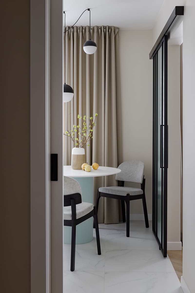 Лаконичный интерьер минской квартиры для небольшой семьи – проект Екатерины Гаращук