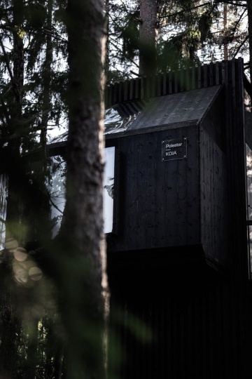 Polestar и дизайнер Кристиан Талвити построили миниатюрный дом на дереве