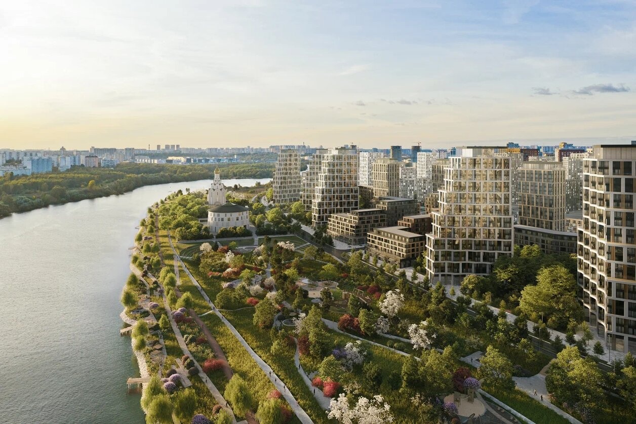 На новой набережной Москвы-реки появится экопарк по проекту бюро Wowhaus
