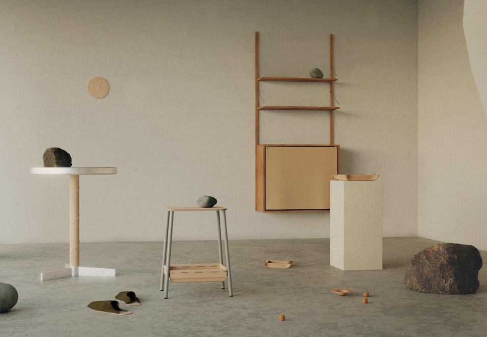 Новая серия мебели с кожаными вставками от Frama и Hender Scheme