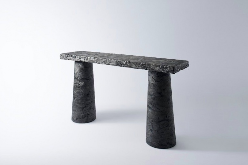 Японская студия we+ представила серию мебели из переработанного материала