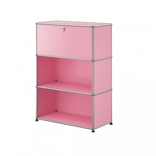 Бренд USM интерпретирует мебельную линейку Haller в розовом цвете