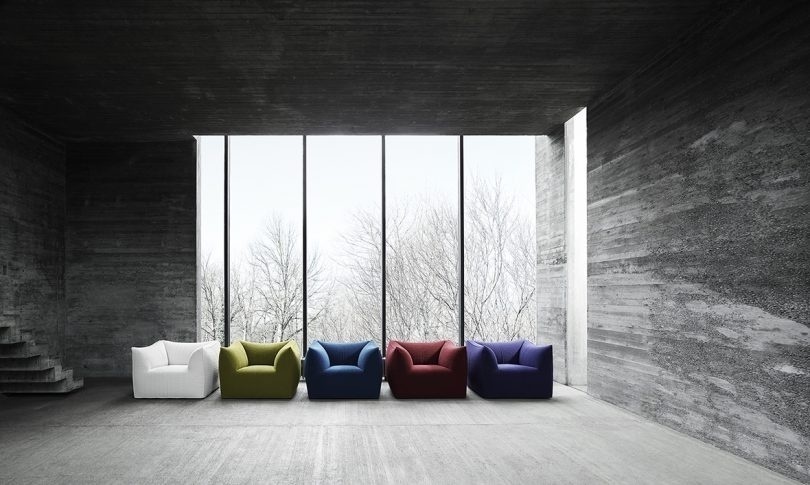 B&B Italia переиздает серию мягкой мебели Le Bambole по дизайну Марио Беллини