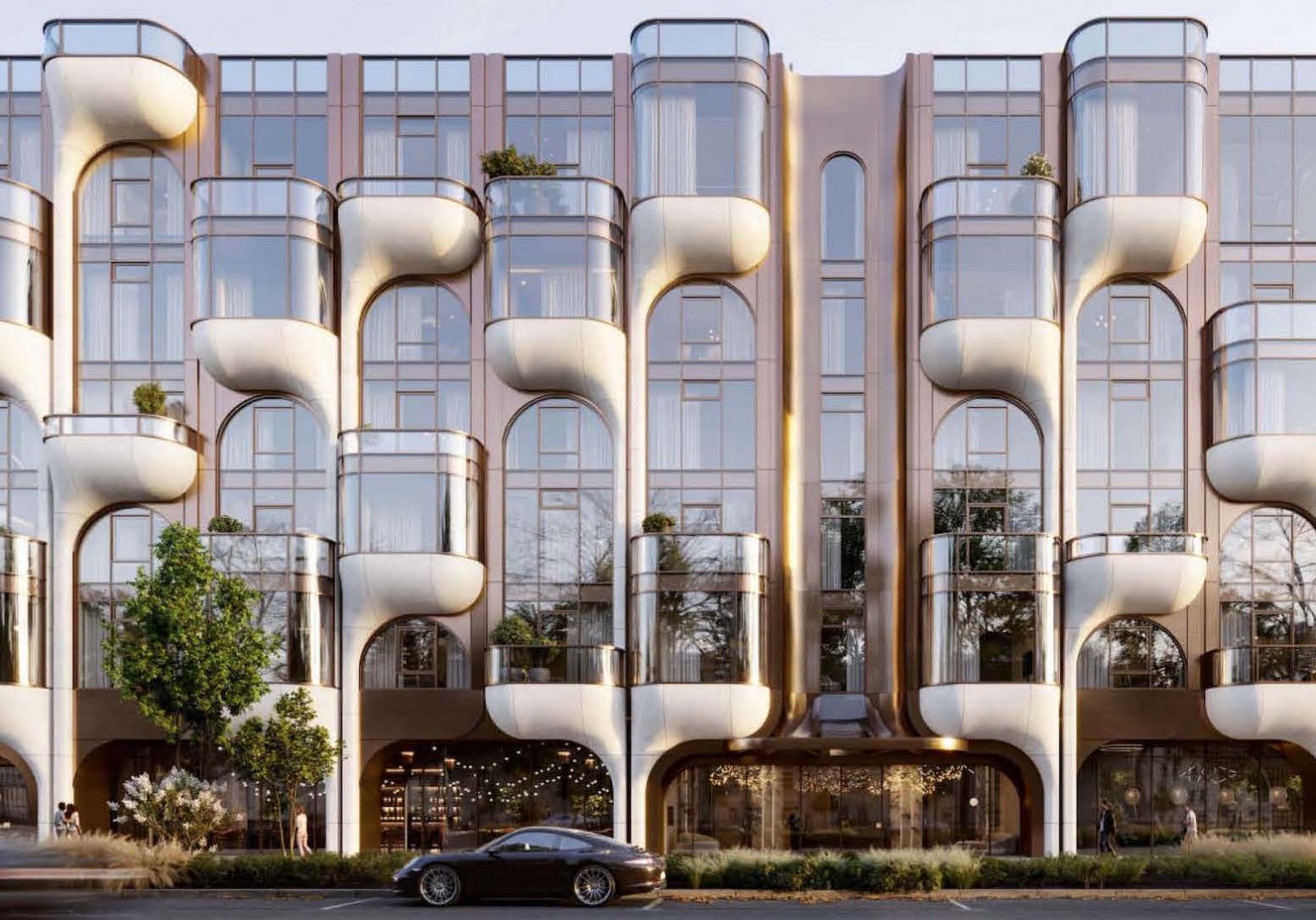 Новый комплекс на Саввинской набережной украсят фасады бионической формы