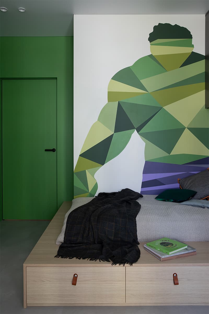 Природные акценты и деревянные рейки в интерьере семейной квартиры – проект Алены Жаворонковой