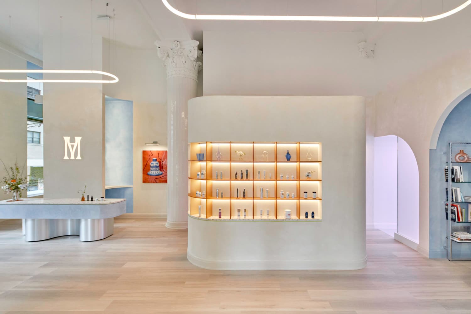 Небанальное оформление бруклинской оздоровительной клиники – проект Ringo Studio