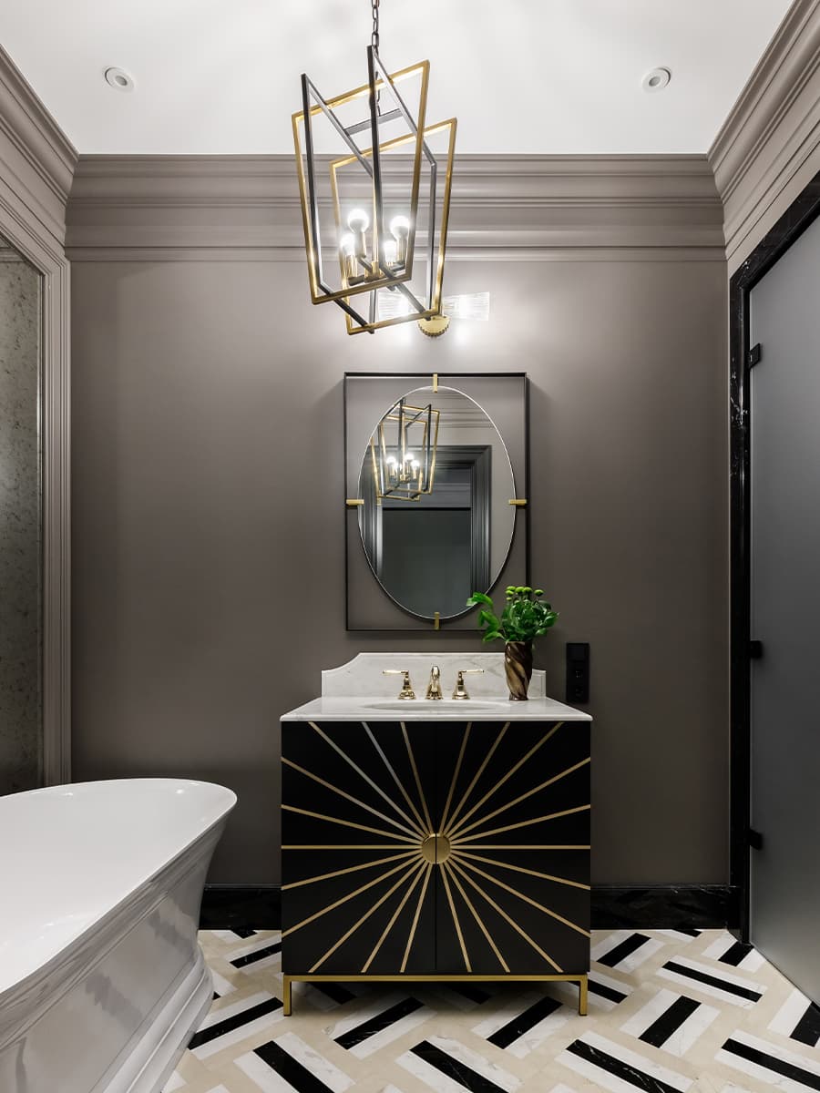 Изысканный интерьер с авторской мебелью для квартиры в центре Москвы — проект Дины Салаховой