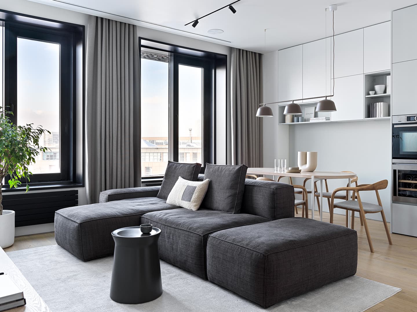 Пастельные оттенки в интерьере московской квартиры – проект Bureau SLOVO