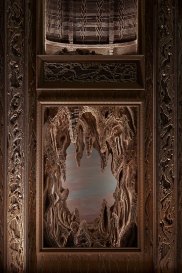 Ева Жоспен воссоздала барочную архитектуру на показе Dior
