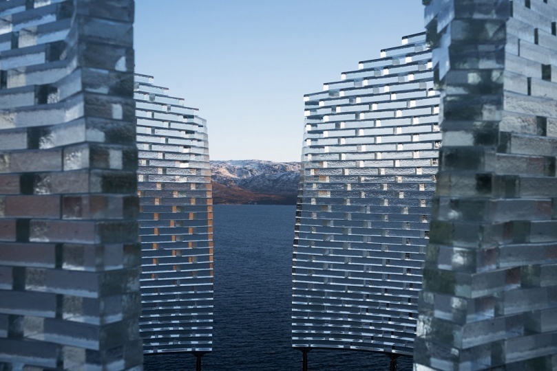 Студия Konstantin Arkitekter построила стеклянный павильон в Гренландии