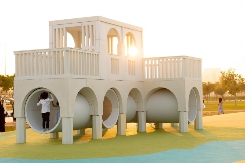 В Дохе появилась архитектурная детская площадка