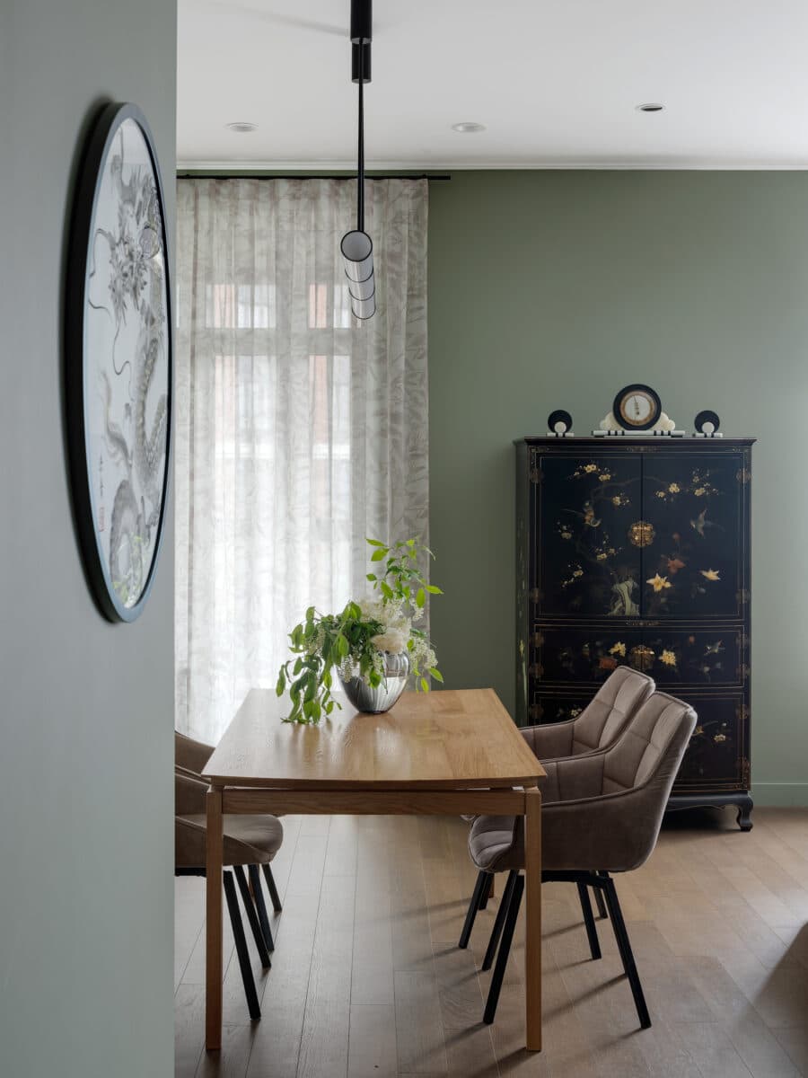 Квартира с умиротворяющей атмосферой Азии в самом центре Москвы – проект Натальи Истоминой