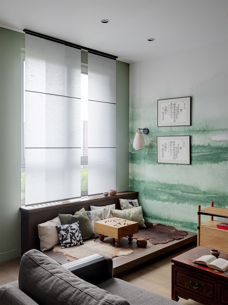 Квартира с умиротворяющей атмосферой Азии в самом центре Москвы – проект Натальи Истоминой