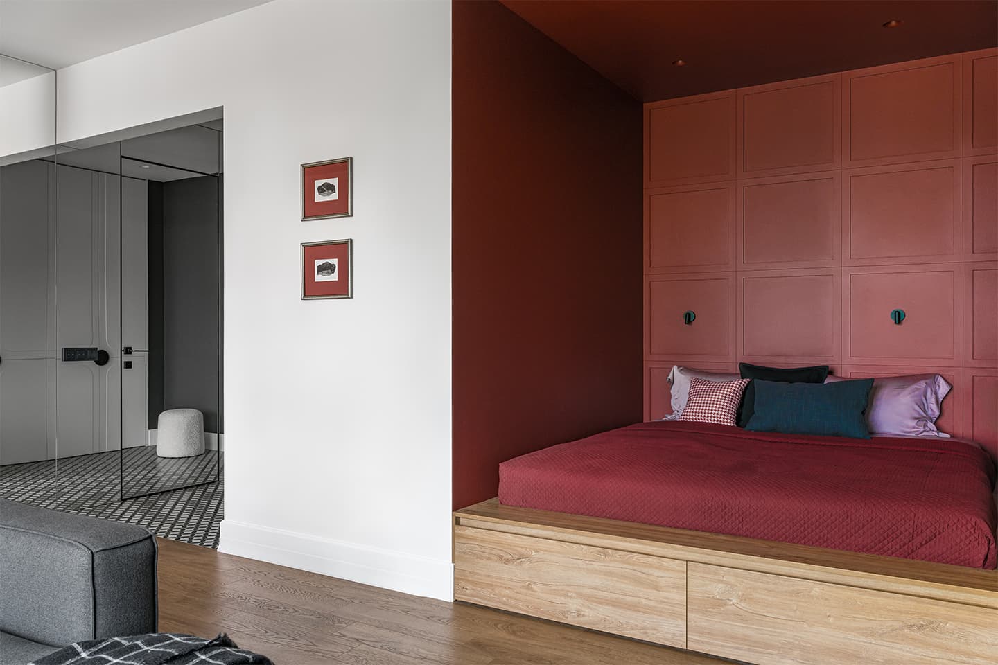 Небанальный интерьер квартиры для занятого мужчины из Екатеринбурга – проект Дарьи Петренко