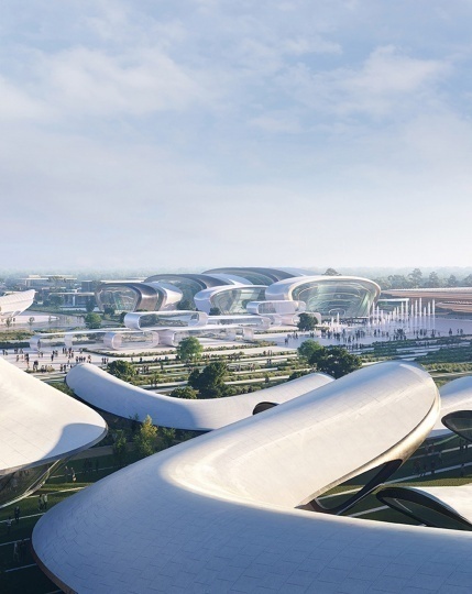 Zaha Hadid Architects предложили мастер-план Всемирной выставки 2030 в Одессе