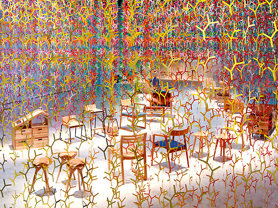 Эммануэль Муро делит пространство цветом