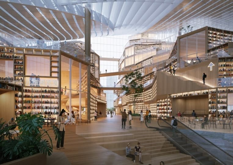 Бюро MVRDV построит библиотеку в китайском Ухане