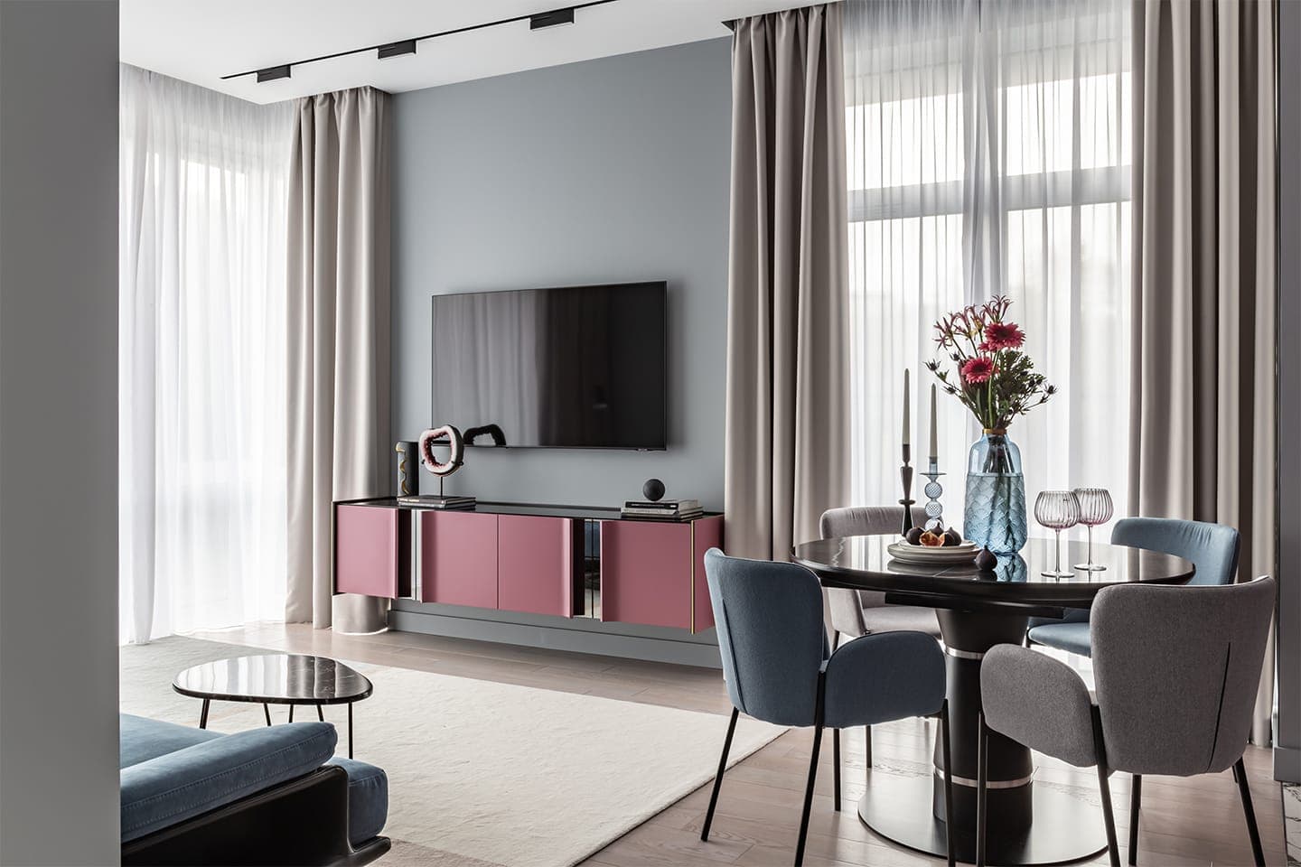 Нежный интерьер для семьи с двумя дочками – проект Ольги Ромашко