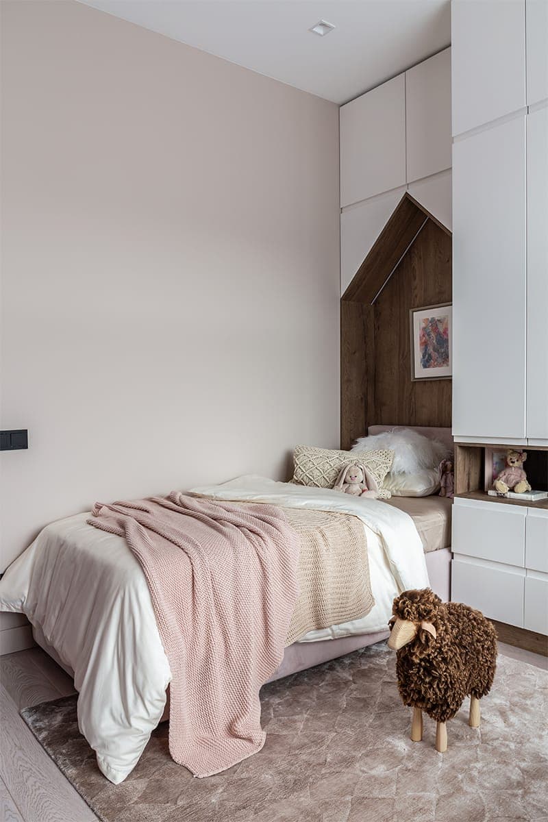 Нежный интерьер для семьи с двумя дочками – проект Ольги Ромашко