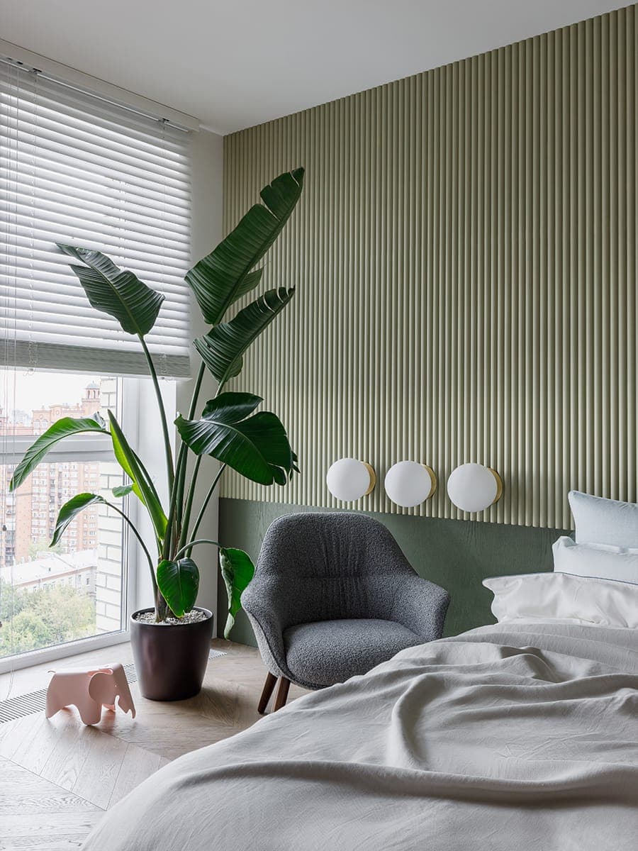 От изумрудного до оливкового: все оттенки зеленого в интерьере московской квартиры — проект студии дизайна BALCON
