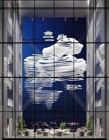 В новой башне в Москва-Сити появится 12-метровое облако