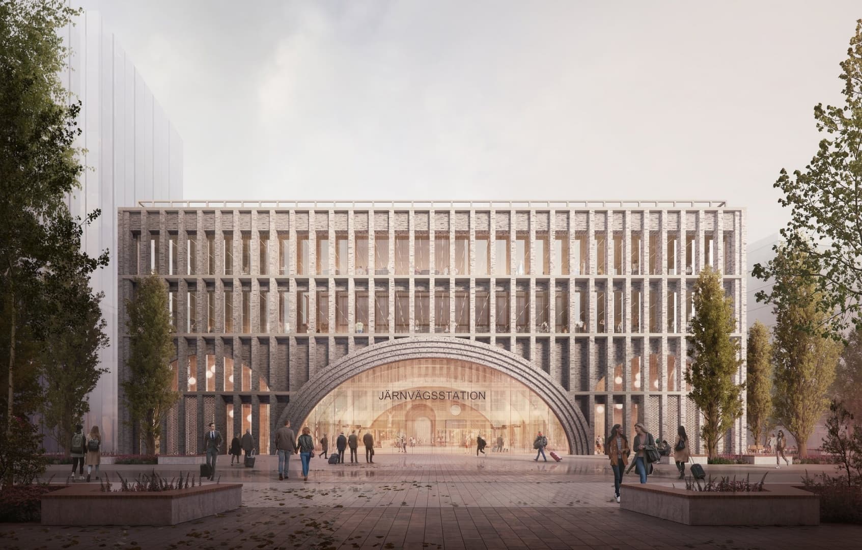 В Гётеборге появится новое здание вокзала по проекту Reiulf Ramstad Arkitekter