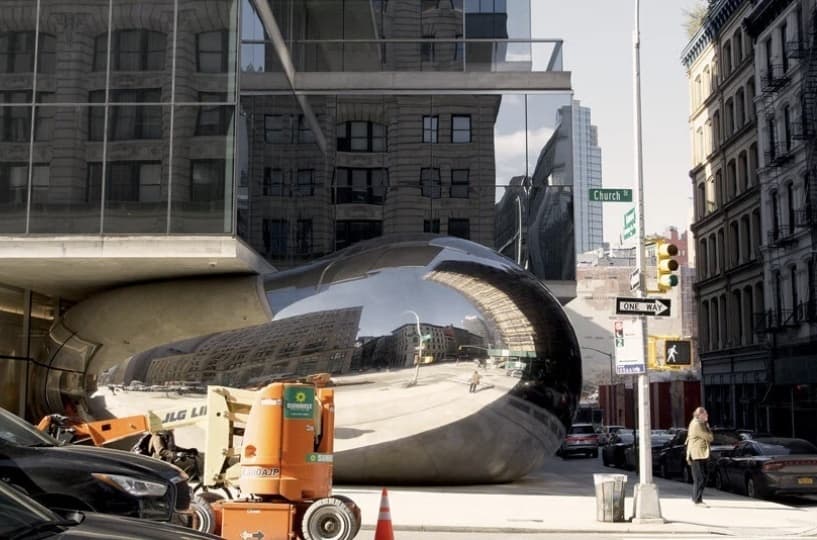 Гигантская скульптура-«фасоль» Аниша Капура дополнила ландшафт Нью-Йорка