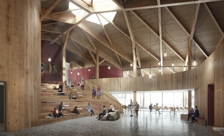 Архитекторы из студии Snøhetta строят театр и школу для саамов