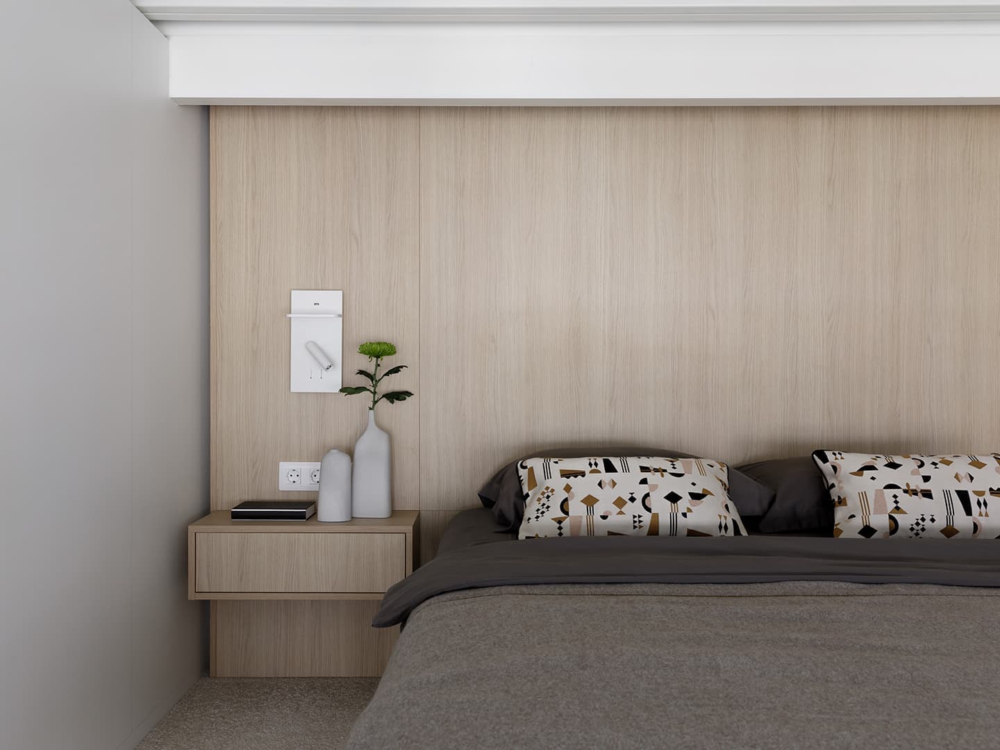 Светлый интерьер двухуровневых апартаментов в доме с богатой историей — проект Александры Качуриной