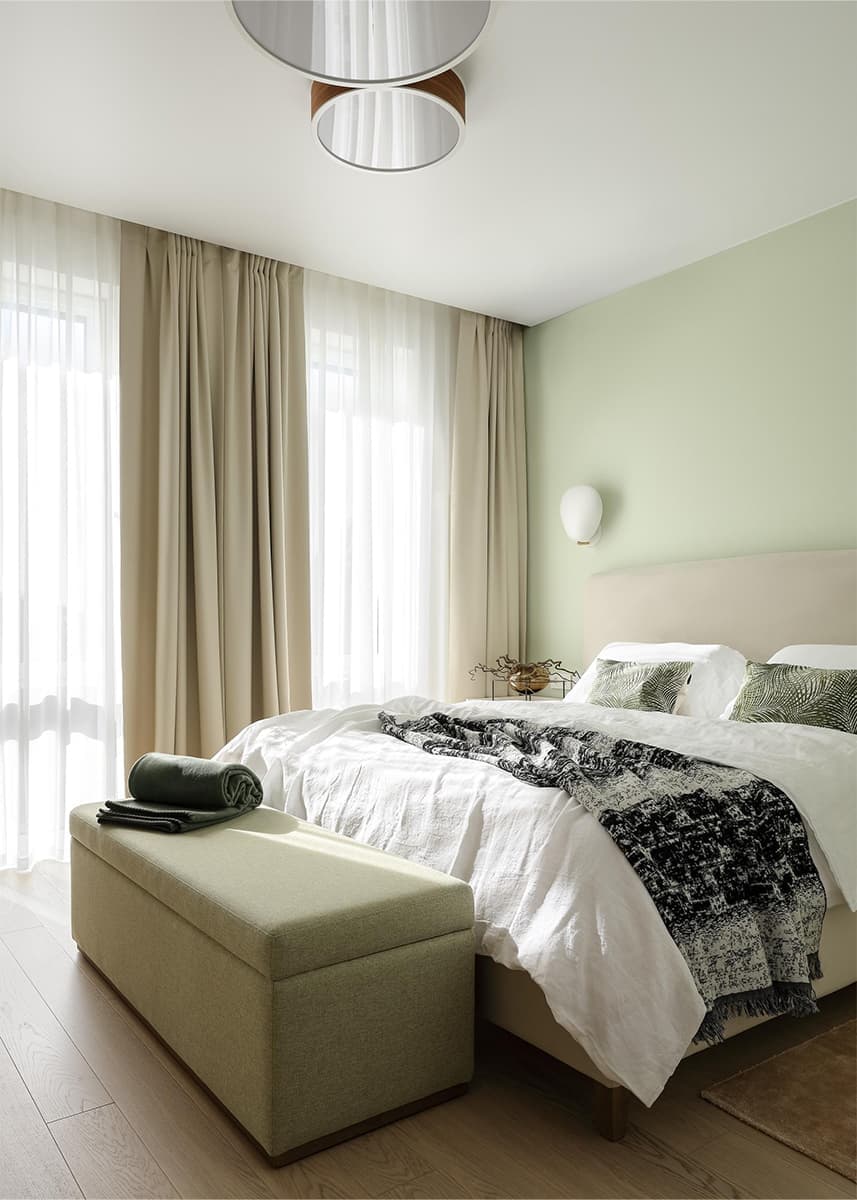 Микс темных и светлых тонов в интерьере для молодого человека — проект Светланы Ковальчук