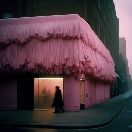 Андрес Райзингер облачает дома по всему миру в розовые фасады