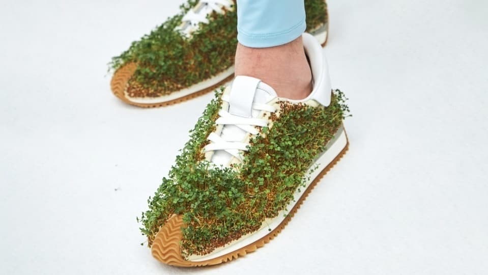 Loewe выпустил кроссовки с дизайном, имитирующим траву