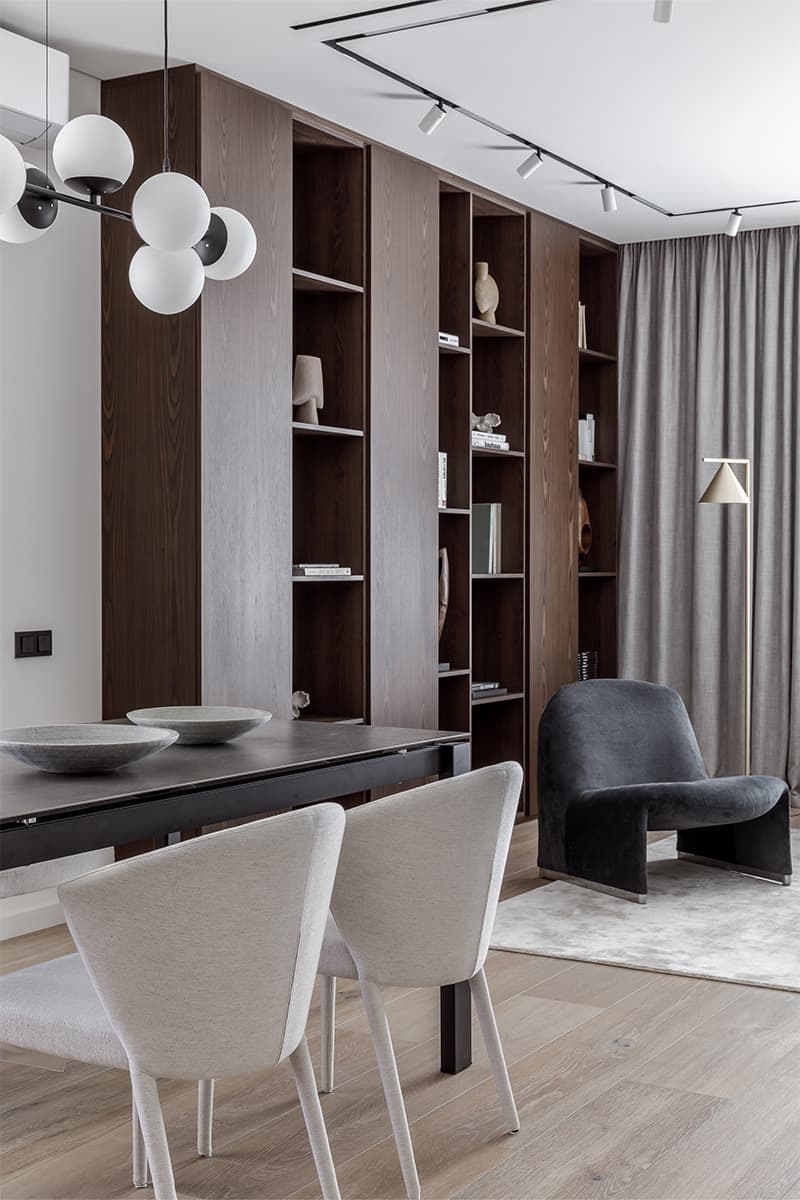 Умиротворенный интерьер дома с двумя спальнями – проект Ольги Омельченко