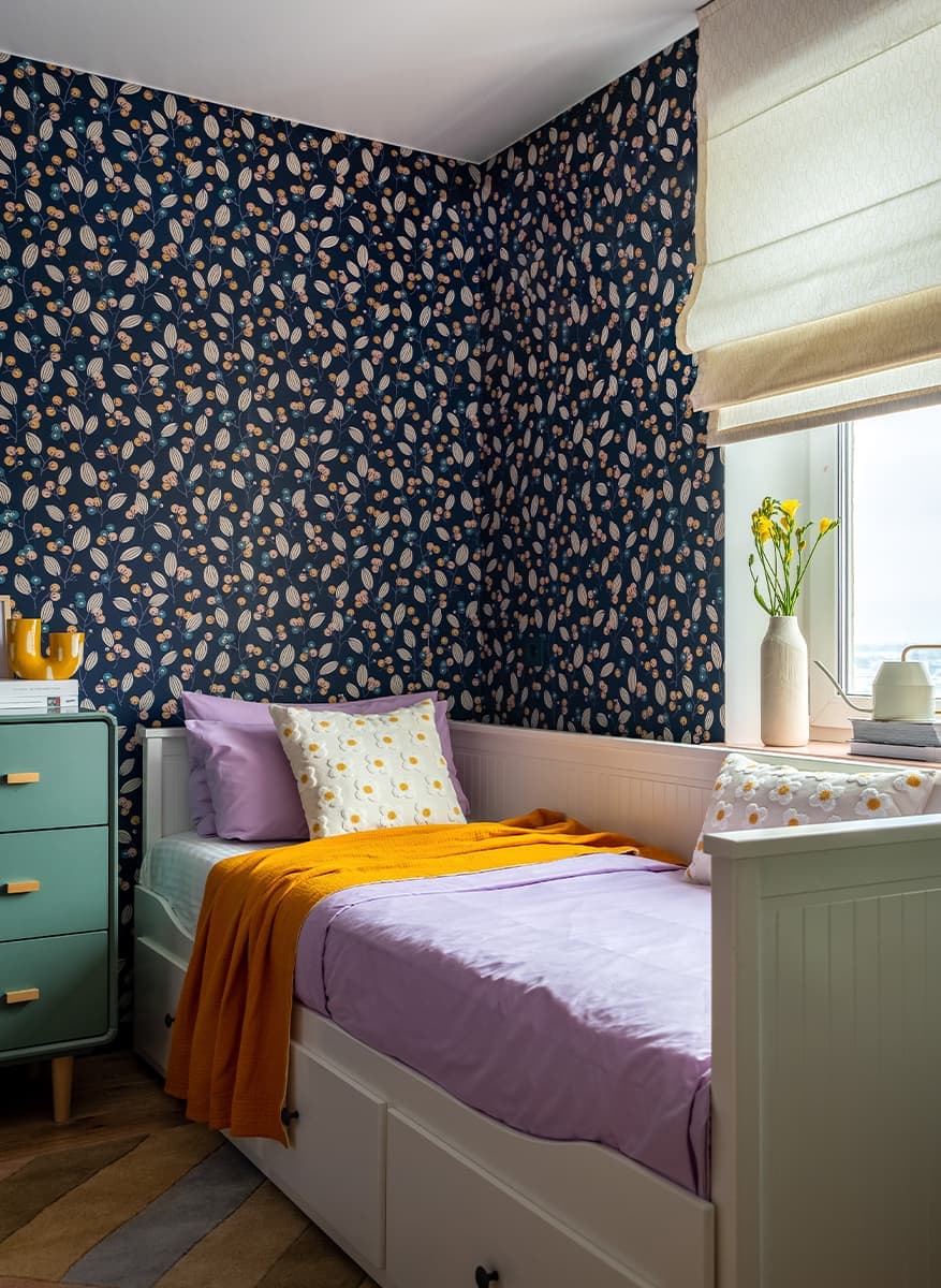 Яркий интерьер квартиры для семьи искусствоведа — проект Дарьи Власовой