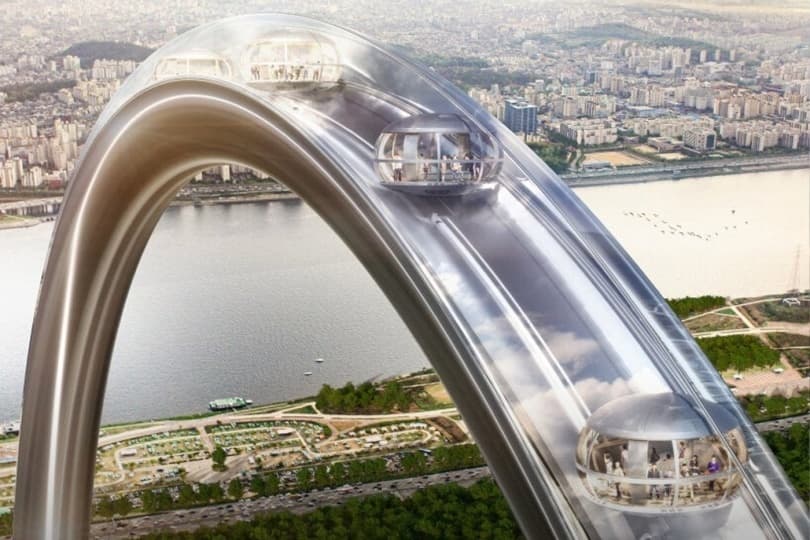 В Сеуле хотят построить крупнейшее в мире колесо обозрения без спиц