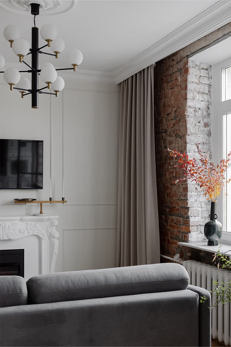 Оригинальный интерьер светлой квартиры в центре Минска — проект Екатерины Гаращук