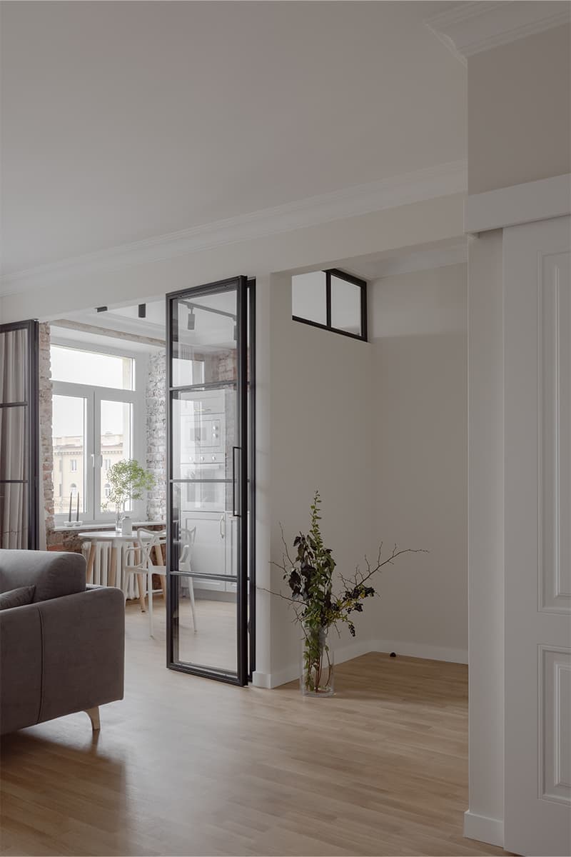 Оригинальный интерьер светлой квартиры в центре Минска — проект Екатерины Гаращук