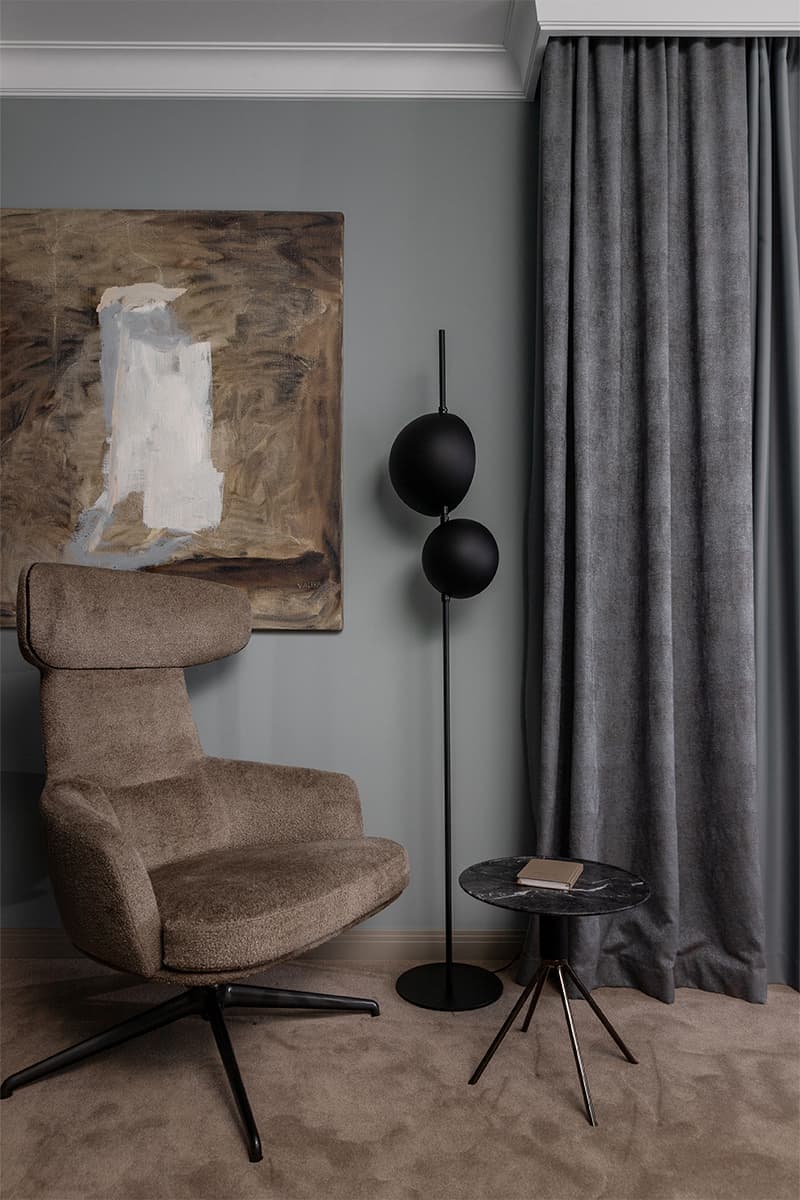 Интерьер квартиры для современный семьи со сказочной детской комнатой — проект Надежды Тимохиной