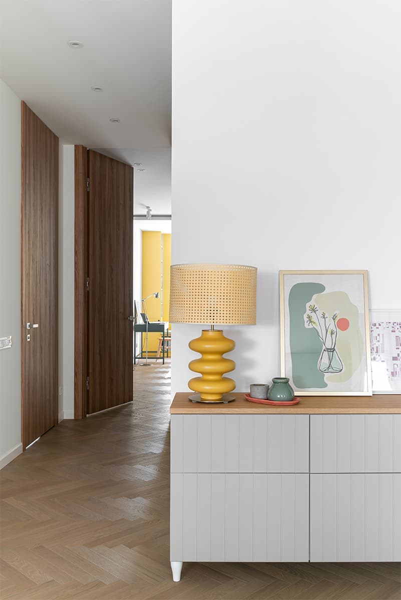 Бело-голубые тона в интерьере для дружной семьи из Астаны — проект Евгении Мараськовой-Григорянц