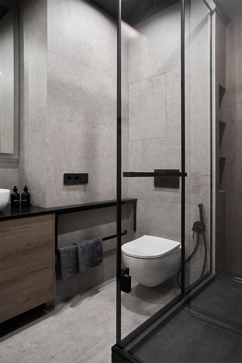 Продуманный интерьер угловой квартиры с тремя спальнями — проект студии дизайна «Сфера»