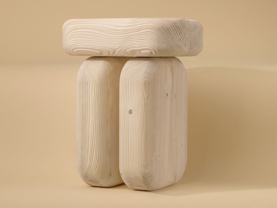 Лиза Эртел создает мебель, в которой подчеркнуты особенности строения древесины