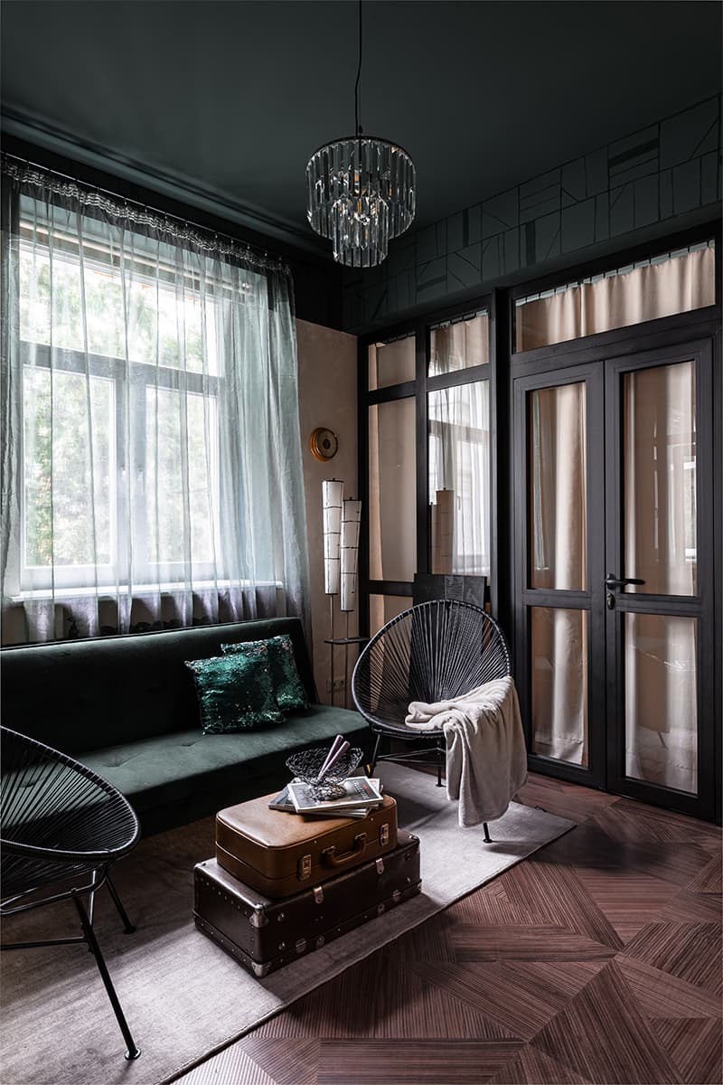 Будуарный интерьер небольшой квартиры в историческом доме — проект Анастасии Придачиной