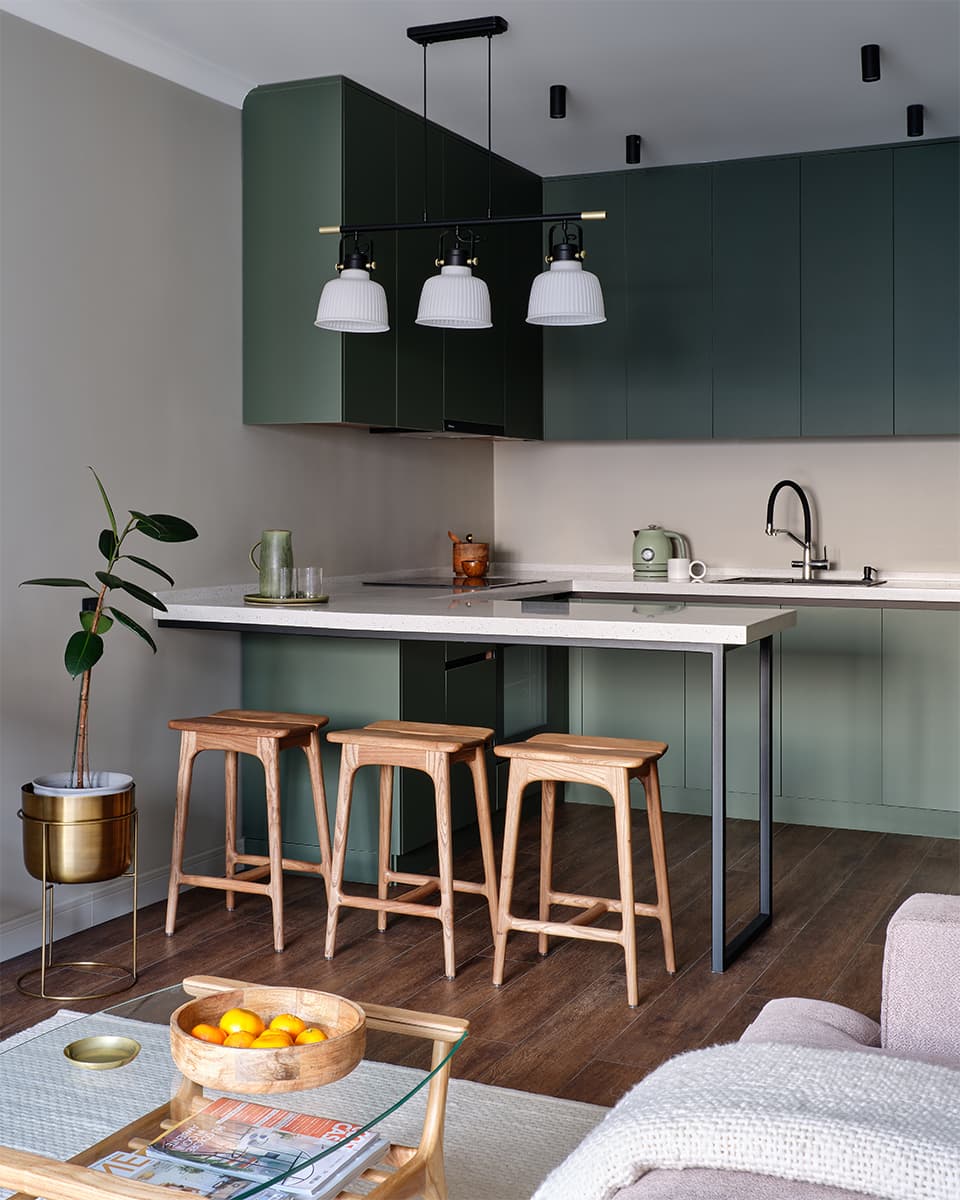 Красочный и воздушный интерьер квартиры в Алматы — проект Фариза Мамедова