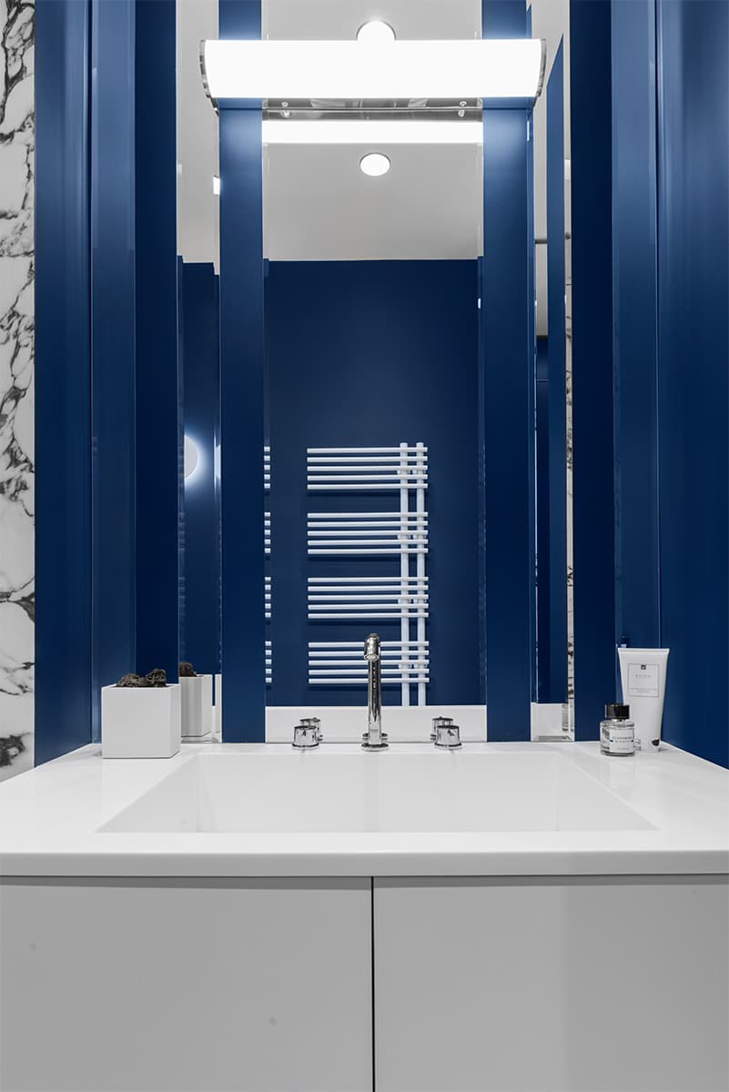 Элегантный интерьер квартиры с нетипичной планировкой — проект студии дизайна BALCON