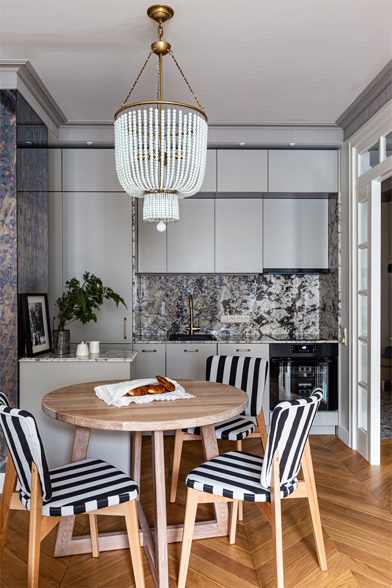 Воздушный интерьер небольшой квартиры для сдачи в аренду — проект Елены Зингер